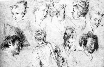 26. Лист с рисунки на глави. Париж, Галерия за изящни изкуства. 26_list_risunka.jpg