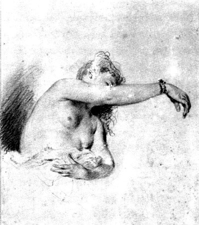 35. Жена с протегната ръка. Рисунка. Около 1710. Париж, Лувър. 35_jena_protegnata_ruka.jpg