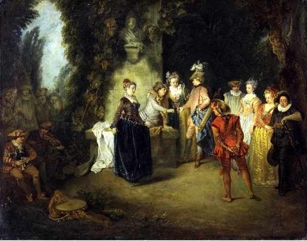 64. Любов на френска сцена. 1719. Западен Берлин, Държавни музеи (Далем). 64_lubov_frenska.jpg