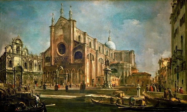 Площадът „Санти Джовани е Паоло“ във Венеция. Около 1755–1760 г. Масл. бои, платно, 72 x 120 см. Париж, Лувър. 15_plostad_paolo.jpg
